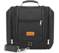 COOSKY Neceser de viaje extra grande para mujeres y hombres, bolsa de higiene, kit organizador de baño y ducha con soportes de banda elástica para artículos de tocador, cosméticos, maquillaje,