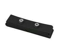 CooSpo Correa de repuesto para el pecho, correa de frecuencia cardíaca, elástica, suave, tamaño universal compatible Más, Negro , L