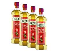 COOSUR - Aceite de Oliva Suave. El Aceite de los Maestros. Botella 1 L (Paquete de 4)