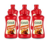 COOSUR Pack Salsa Brava Receta Tradicional Sin Gluten. 6 unidades de 1850 g. Salsa muy Versátil para Utilizar en Variedad de Platos. Formato Ahorro de fácil manejo.