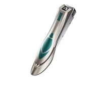 COOVS Cortauñas antisalpicaduras de acero inoxidable afilado cortador de uñas duras tijeras de uñas grandes pedicura oblicua boca herramientas de manicura (color: mediano plano)