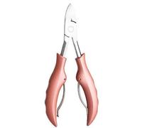 COOVS Cortaúñas Cortadores de uñas para los pies, antisalpicaduras, corrección de paroniquia encarnada, pedicura, tijeras de piel muerta, herramientas de manicura (color: ABS rosado)