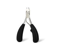 COOVS Cortauñas de acero inoxidable para paroniquia, removedor de piel muerta, cortaúñas, herramienta de pedicura, tijeras de uñas encarnadas (color: Preto)