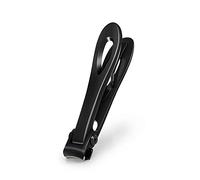 COOVS Cortaúñas para uñas gruesas, apertura de mandíbula ancha, cortador de uñas de acero inoxidable, extra grande, herramienta de manicura (color: negro pequeño)