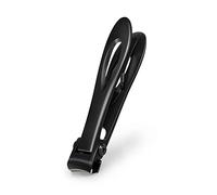 COOVS Cortaúñas profesional de acero inoxidable con apertura de mandíbula ancha para manicura, cortador de uñas gruesas y duras para uñas de los pies (color: negro grande)