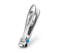 COOVS Cortaúñas profesional de acero inoxidable con apertura de mandíbula ancha para manicura, cortador de uñas gruesas y duras, tijeras para uñas de los pies (color: plateado grande)
