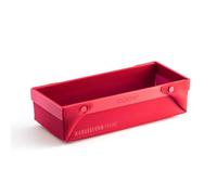 coox Maravilla Frame M en rojo: el primer molde plegable de silicona para creaciones de horneado ilimitadas, perfecto para pasteles, pan y cazuelas