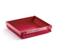 coox Maravilla Frame MQ rojo - Primer molde de silicona plegable con cierre patentado, ideal para pan, pasteles y gratinados