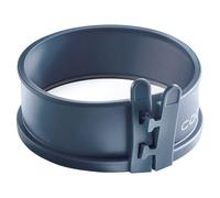 COOX® Molde de silicona con base de vidrio Ø 12 x 5 cm (gris azulado)