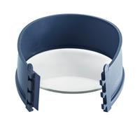 COOX® Molde de silicona con base de vidrio Ø 18 x 7 cm (gris azulado)