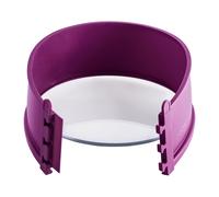COOX® Molde de silicona con base de vidrio Ø 18 x 7 cm (púrpura)