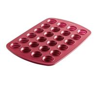 COOX® Molde de silicona para magdalenas con 24 pocillos plegables