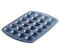 COOX® Molde de silicona para magdalenas con 24 pocillos plegables (gris azulado)
