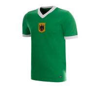 Copa Football - Camiseta de Visitante - Hombre - Alemania Años 70 - Retro - Manga Corta - Verde - 100% algodón - Talla M