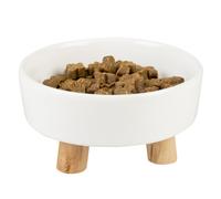 Copa alta de cerámica blanca para perro y gato - Duvo Plus - Capacidad: 200 ml