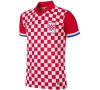 COPA - Camiseta Croatia 1990 Retro Football, Unisex, Red-White, S