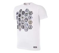 COPA Camiseta de Cuello Redondo para Hombre Hexagon Stadium, Hombre, Camiseta Cuello Redondo, 6750, Blanco, XXL