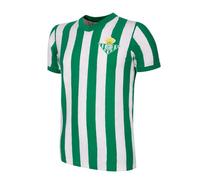 Copa Football - Camiseta de Fútbol - Hombre - Real Betis 1958/59 - Retro - Manga Corta - Verde/Blanco - 100% algodón Flameado - Talla M