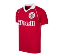 Copa - Camiseta de Fútbol - Hombre - SL Benfica 1984/85 - Retro - Manga Corta - Rojo - 100% poliéster - Talla M