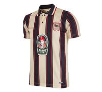Copa - Camiseta de Visitante - Hombre - Ipswich Town FC 1997/98 - Retro - Manga Corta - Negro - 100% poliéster - Talla L