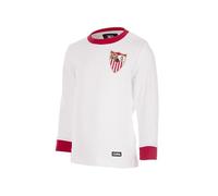 Copa Football - Camiseta - Fútbol - Niños - Sevilla FC - Manga Larga - Blanco - 90% algodón orgánico - 10% Elastano - Talla 74