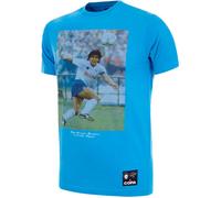 COPA - Camiseta Maradona T-Shirt Napoli Away, Hombre, Blue, S