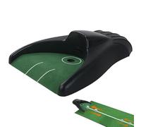 Copa de agujero de golf - Simulador ajustable automático, simulador de interior de entrenamiento de golf - para práctica de alineación, desarrollo de habilidades al aire libre, apartamento en casa y