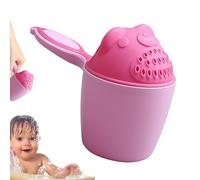 Copa de baby shower: estilo de dibujos animados, tazas de enjuague de baño de baño para bebés reutilizables, rociador de ducha de enjuague | Protección para los ojos ba-by Hair Cups con mango para Baa