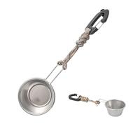 Copa de cebo de - cuencos de cebo, comida para pescado al aire libre | Contenedor de mezcla en polvo de acero inoxidable, en línea portátil