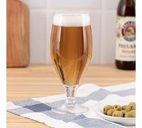 Copa de Cerveza Dunkel Tensionada 38cl - Set de 6 Unidades - Vidrio Tensionado y Transparente - Diseño Elegante para Potenciar Aroma y Sabor - Ideal para Cervezas Artesanas, Bares y Uso en Casa