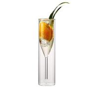 Copa de champán Copas de champán, Juego de 1 Copa de champán Alta de Doble Copa, Capacidad de 3,73 oz for el día de San Valentín y Navidad Copa Flauta