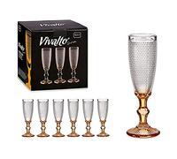 Copa de champán Puntos Ambar Cristal (180 ml) (1 uds)