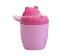 Copa De Champú, Taza De Baño para Bebés, Accesorios para Baño para Niños Pequeños, Liviano, Fácil De Usar, 21x16x10.5cm, Rosa, Verde, para Los Niños Que Lavan El Cabello Y La Ducha De La Hora De Baño