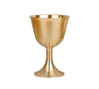 Copa de cóctel europea de cobre puro, copa de vino tinto para KTV