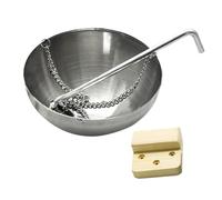 Copa de de sauna - Difusor de metal de 4.72 pulgadas, soporte de | aromaterapia de spa, recipiente de baño de vapor con gancho | Herramienta de bienestar para la habitación caliente Relajante