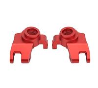 Copa de dirección de coche RC de aleación de aluminio, copa de dirección profesional para coche Axial SCX6 1/6 RC (Roja)