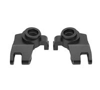 Copa de dirección de coche RC de aleación de aluminio, copa de dirección profesional para coche Axial SCX6 1/6 RC (Negra)