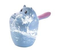 Copa de enjuague de champú | Hippopotamus Baby Bath Enjuisario para niños | Aljorlador de cascada de baño para bebés interactivo, cubo de protección para niños para niños para viajar en casa