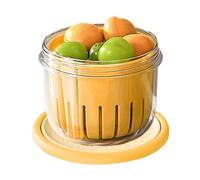 Copa de ensalada de frutas: tazas de bocadillos bpafree reutilizables con tapas | Copas ecológicas resistentes para ensaladas de frutas, yogurt y bocadillos saludables ideales para almuerzos picnics y