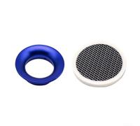 Copa de filtro de aire de repuesto con malla para carburador de motocicleta PWK30 de 34 mm diseñada para optimizar la entrada de aire y la eficiencia del motor (50 mm, azul)