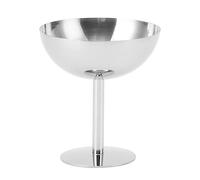 Copa de helado, vaso de acero inoxidable, copa de champán de metal para postre, helado, cuenco para aperitivos