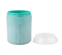 Copa de Limpieza de la Pata para Perros Extraíble Cepillo Limpieza Mascotas Copa del Pie del Herramienta Sed Al Cuidado Diario una Herramienta Mascotas Taza Lavado (GREEN)