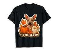 Copa de otoño y otoño para Perros American Hairless Terrier de Tis The Season Camiseta