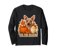 Copa de otoño y otoño para Perros American Hairless Terrier de Tis The Season Manga Larga