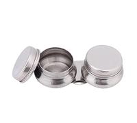 Copa de Paleta de Acero Inoxidable, Doble Recipiente de Boca Grande con Tapa y Clip, Recipiente de Aceite para Acrílico o Pintura al Óleo