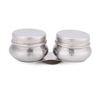 Copa de Paleta Doble de Acero Inoxidable con Clip y Tapa, Pintura al óleo Megilp Contenedor de solvente de trementina con Tapa, Suministros de Pintura para Artistas