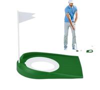 Copa de putt, entrenador de precisión ajustable plegable, ayuda de entrenamiento de práctica de putter, para interiores y exteriores, patio, curso, oficina, hogar, verdes