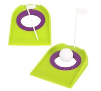 Copa De Putting De Golf - Agujero De Entrenamiento De Golf, Ayuda De Entrenamiento Con Juego De Banderas | Cortes De Putter Todas Direcciones | Equipo De Mejora De La Precisión De Configuración, Po