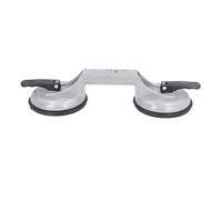 Copa de succión Servicio pesado de 100 kg Fuerza Doble Aluminio Aluminio Alejo LIBERTER para superficies lisas como el espejo del piso de baldosas