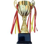 Copa de Trofeos con Pegatina Premio para Regalos al Mejor del Mundo Una Variedad de Opciones de Texto, Familiares y Amigos. (Copa)